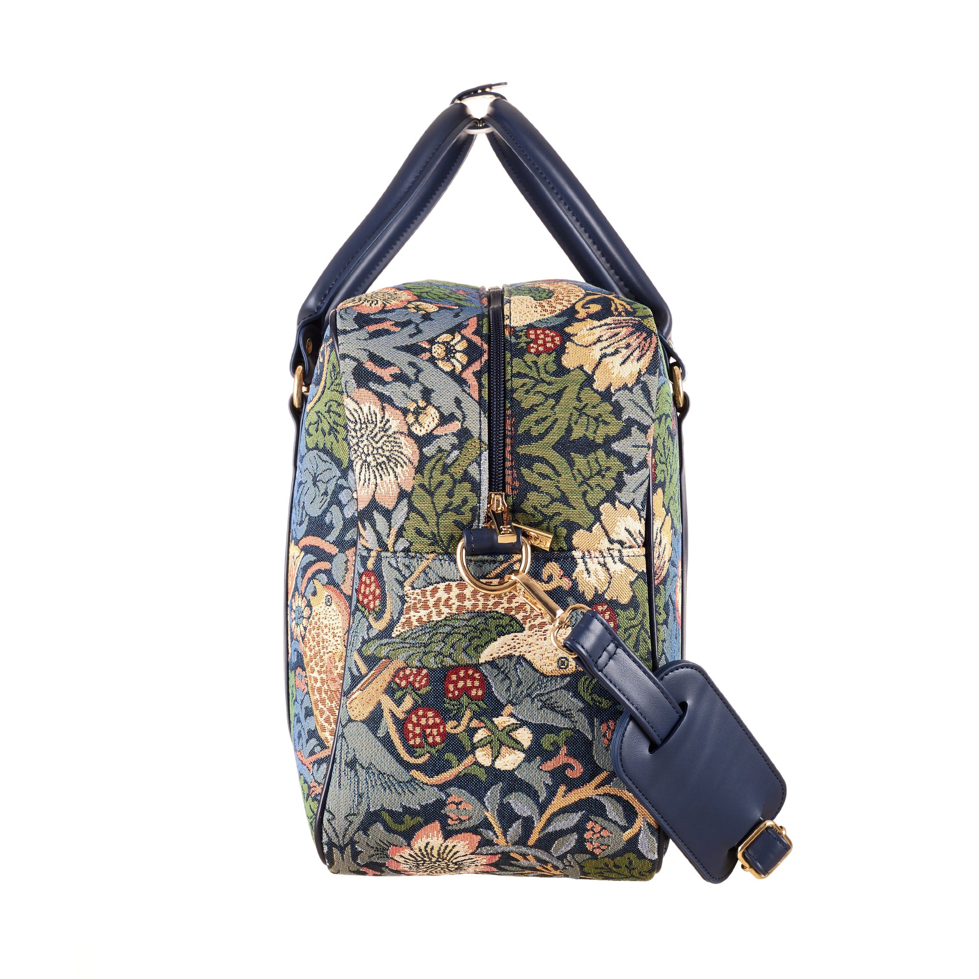 Strawberry Thief Blue - Cabin Bag-3