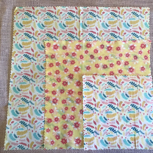 Fern  Design Beeswax Wraps-0