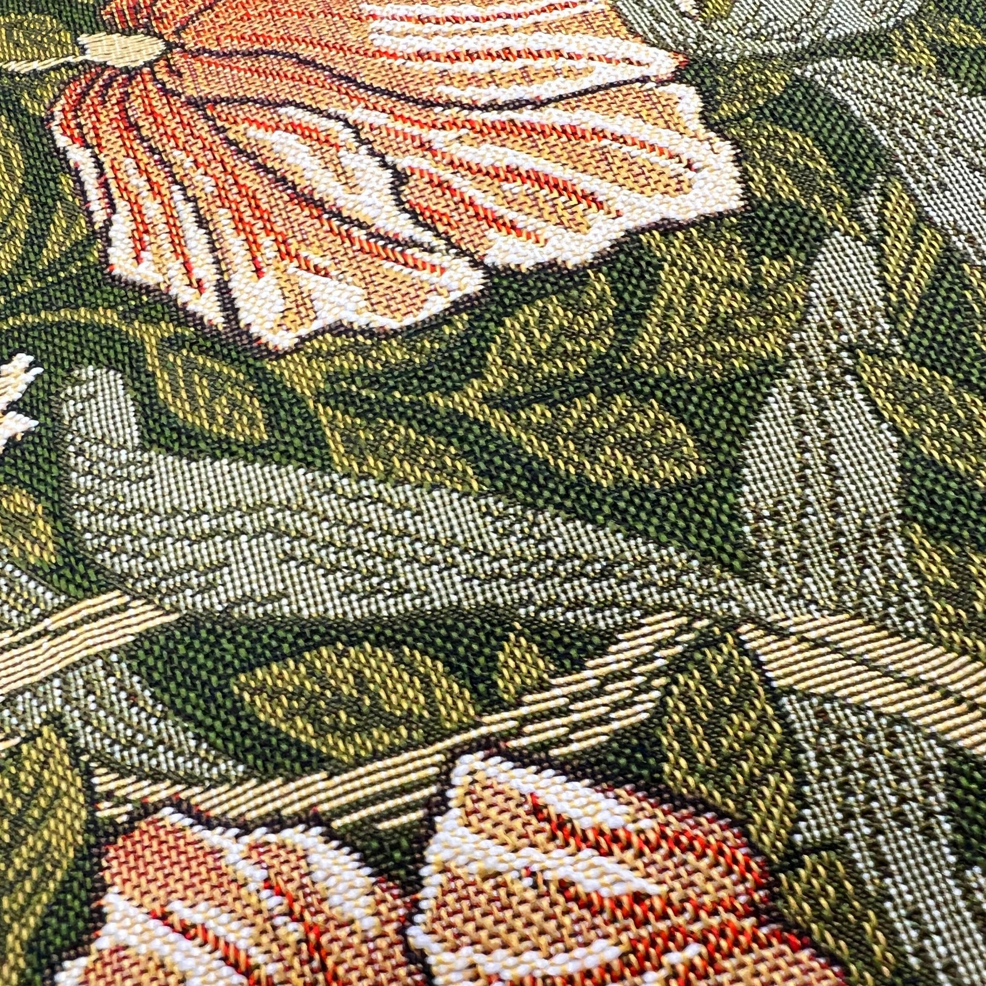 William Morris Pimpernel and Thyme Green - Panelled Cushion Cover 45cm*45cm-1