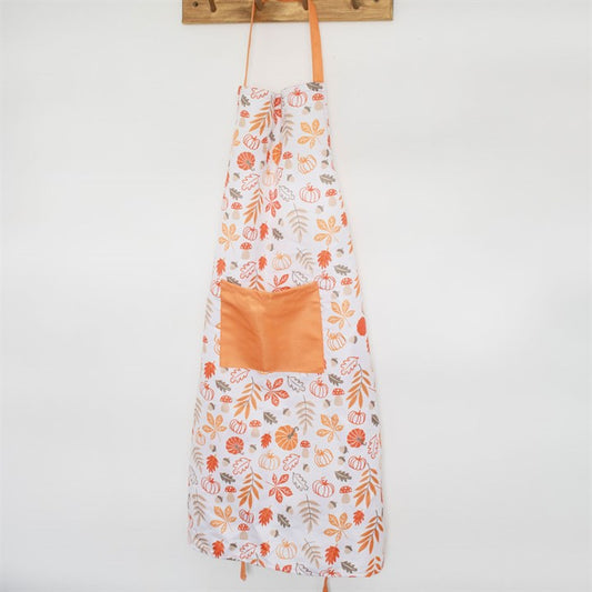 Autumn Leaves and Pumpkin Apron-0