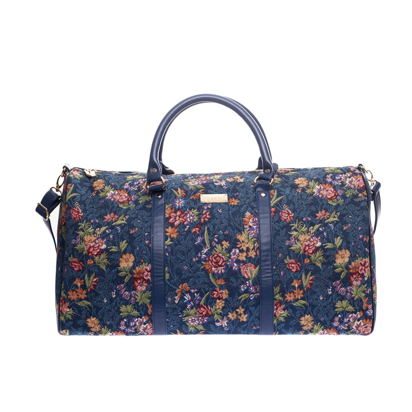 V&A Licensed Flower Meadow Blue - Big Holdall-0