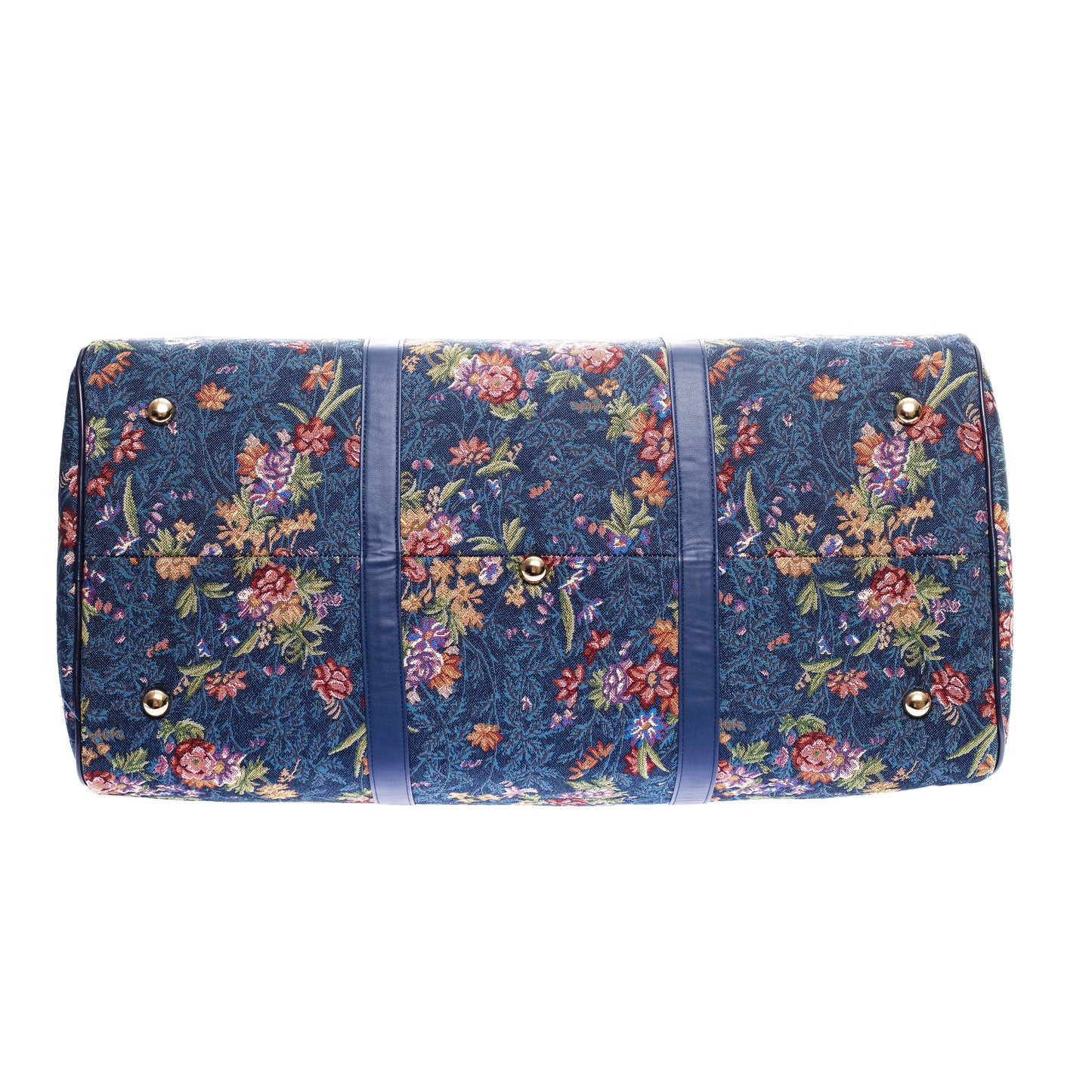 V&A Licensed Flower Meadow Blue - Big Holdall-4