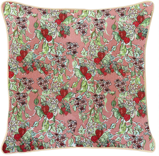 Wild Strawberry by Claire Louise Designs - Cushion Cover 45cm*45cm-0