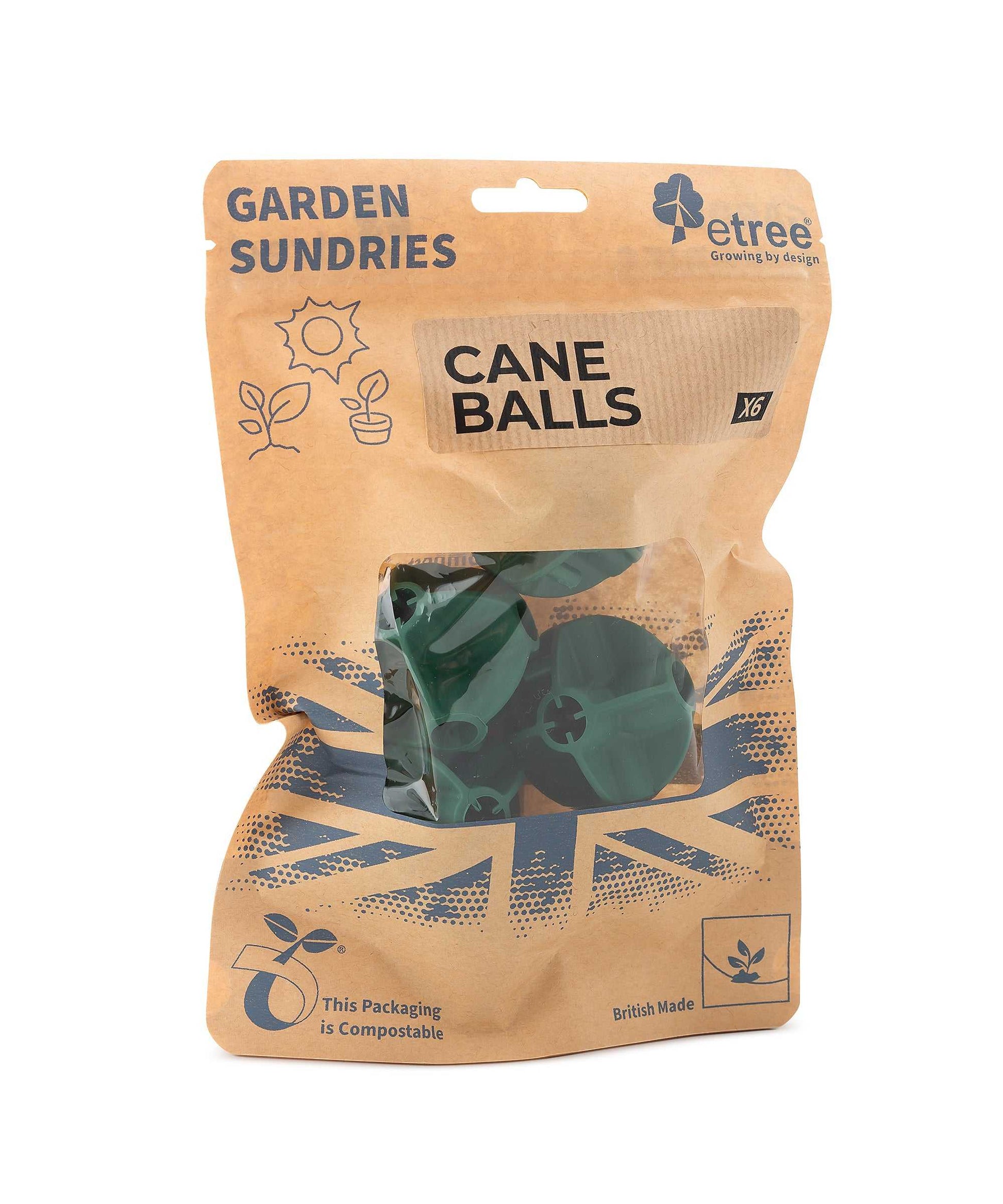 Cane Balls - Build netting cages and plant structures the simple way.-1