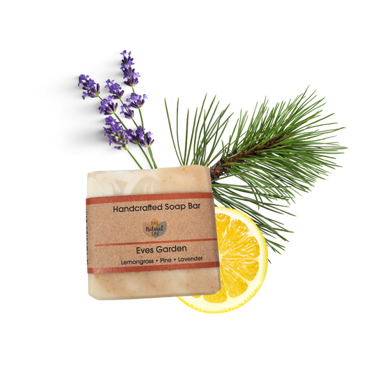 Eves garden Cold Process Soap Bar - Lemongrass Lavender and Pine - 3 different styles-0