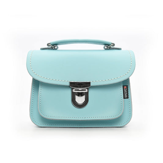 Luna Handmade Leather Bag - Limpet - Shell Blue-0