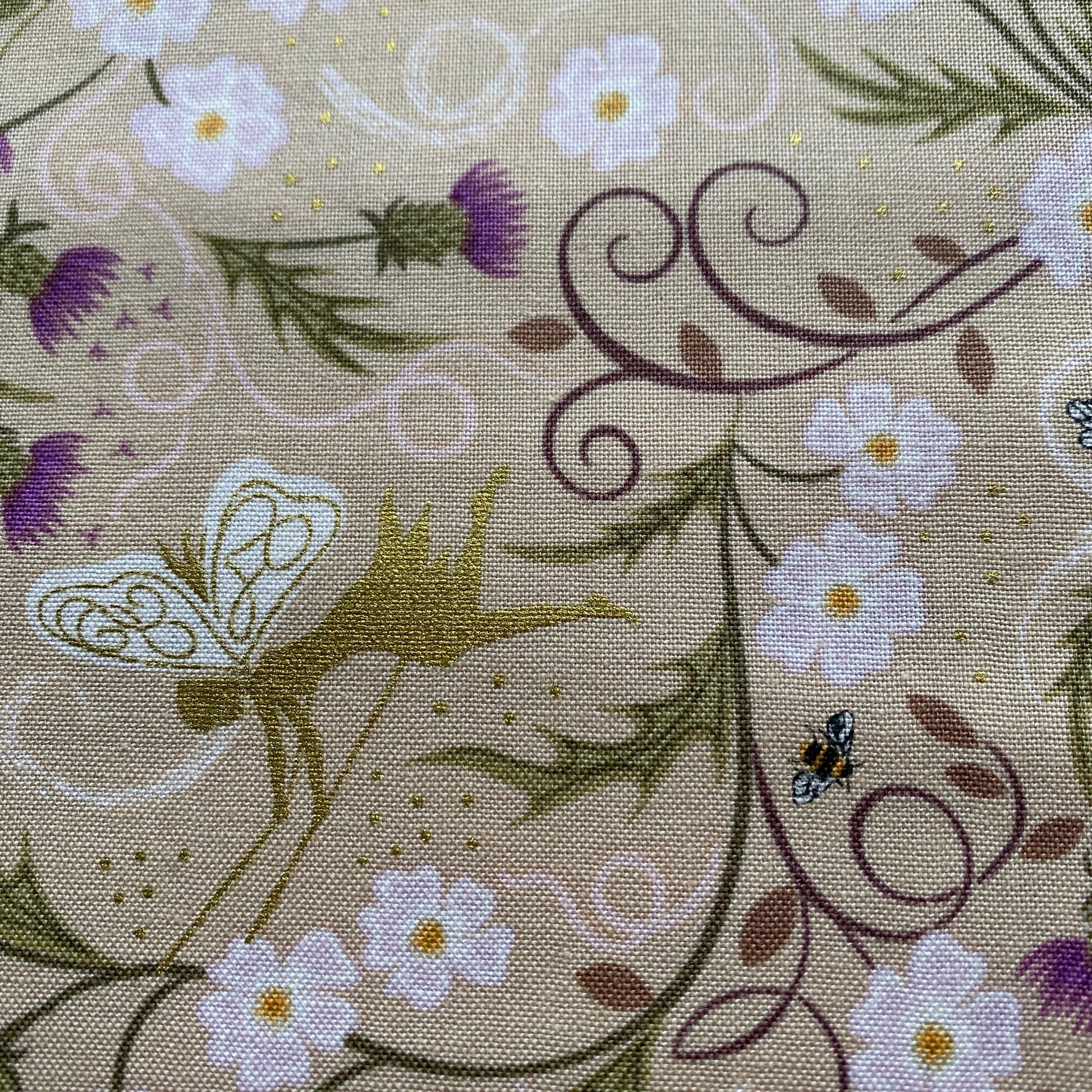 Fairy Garden fabric- Celtic Faeries-3