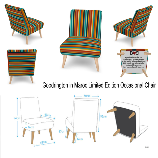 Goodrington in Maroc, Limited Edition, Exclusively Designed Upholstered Occasional Chair