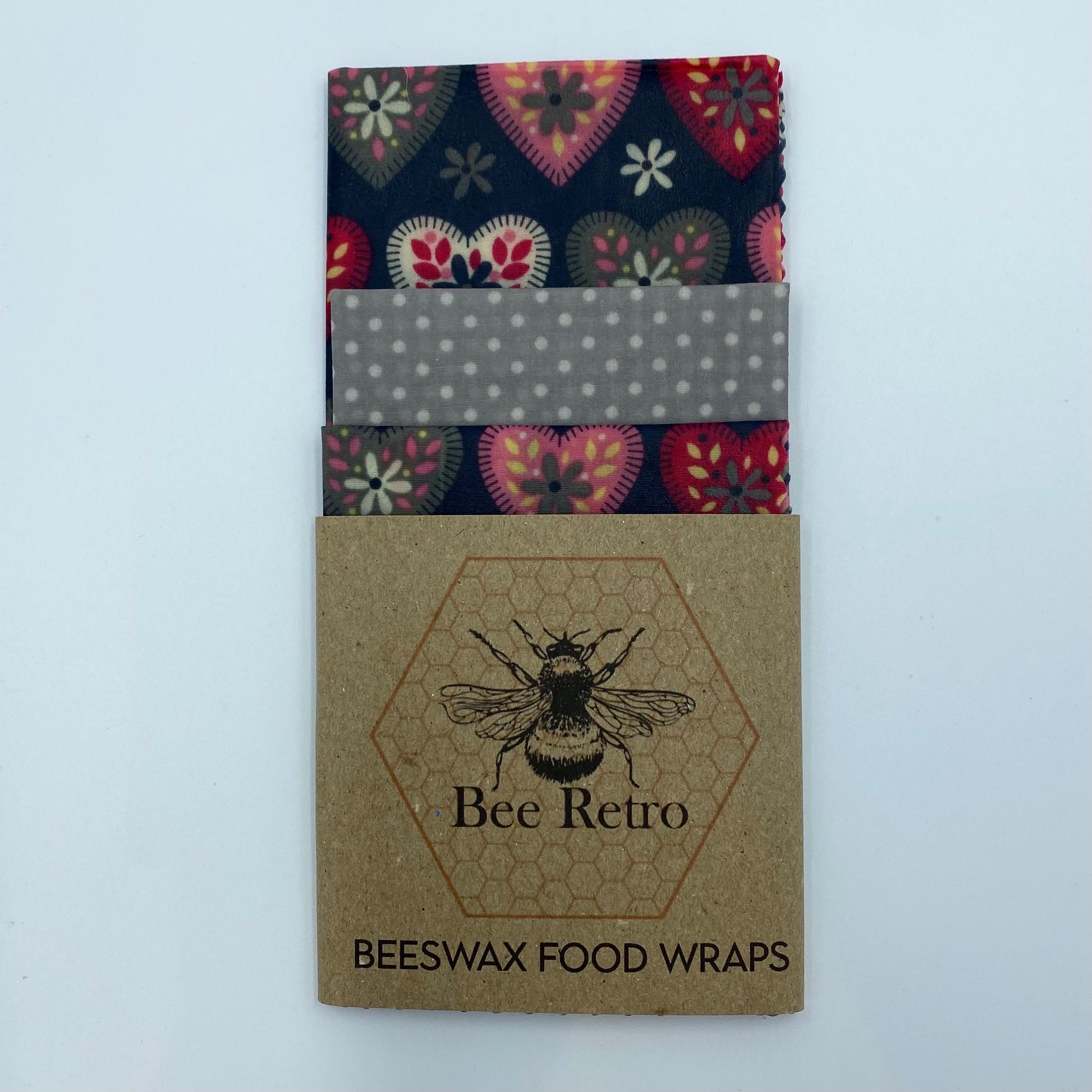 Valentines Hearts Eco Friendly Beeswax Food Wrap-2