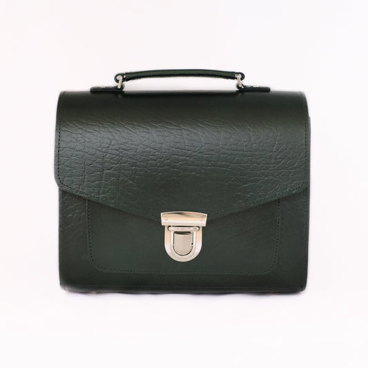 Executive Handmade Leather Sugarcube Grande - British Racing Green-0