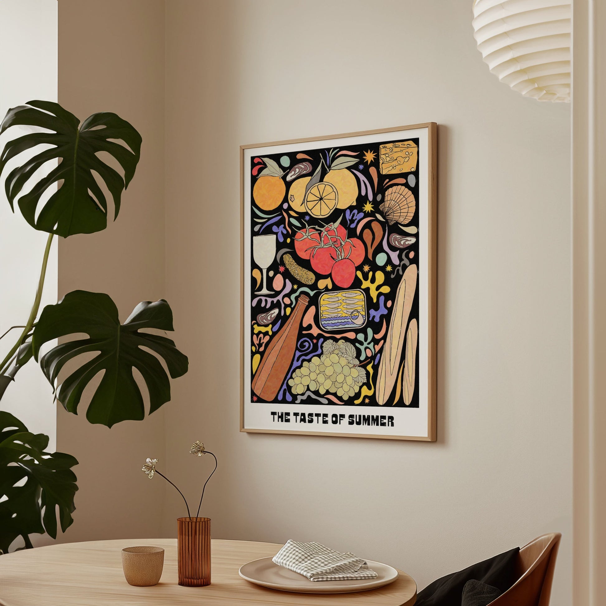 The Taste of Summer - Mediterranean Summer Feast Art Print-5