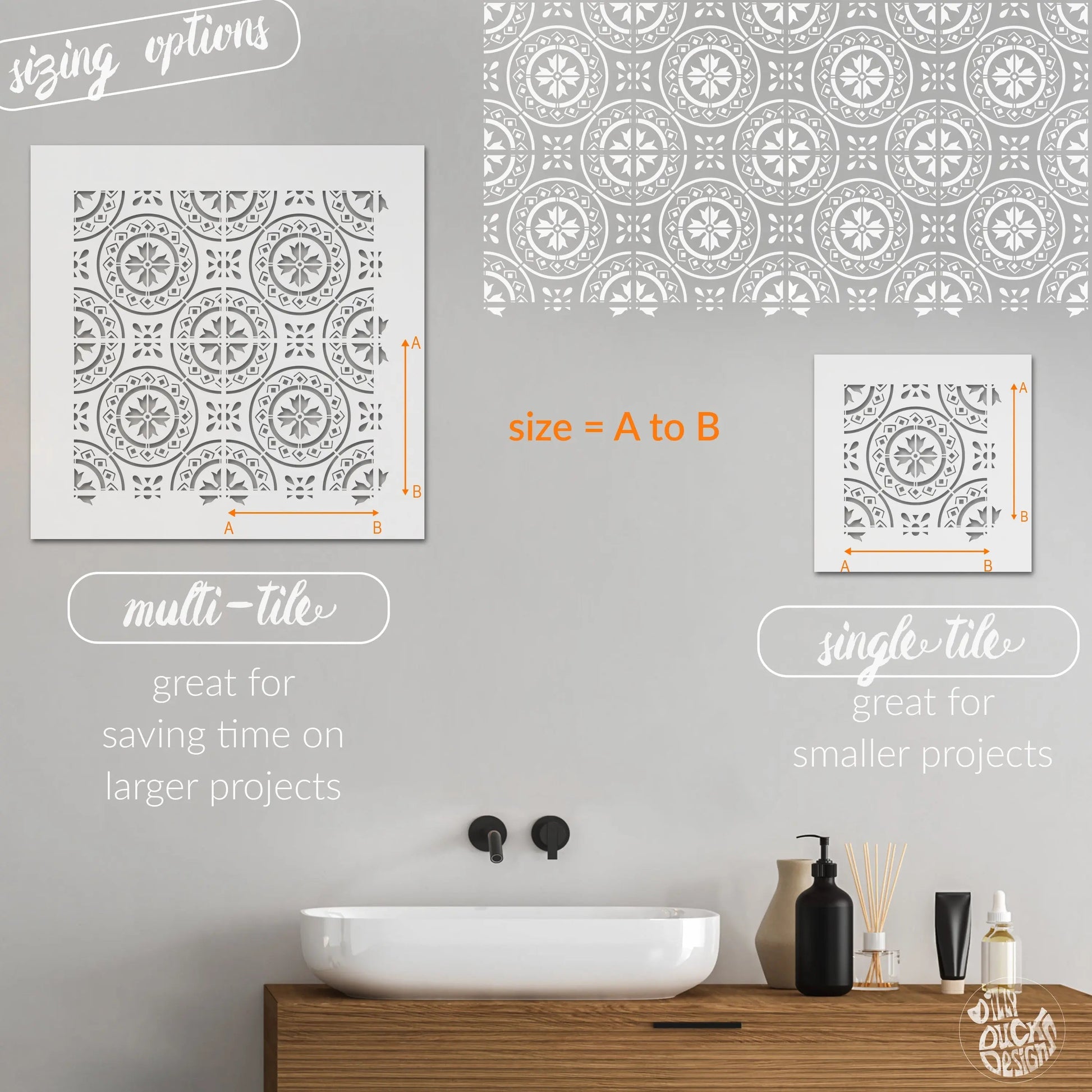 Morello Faux-Tile Stencil-3