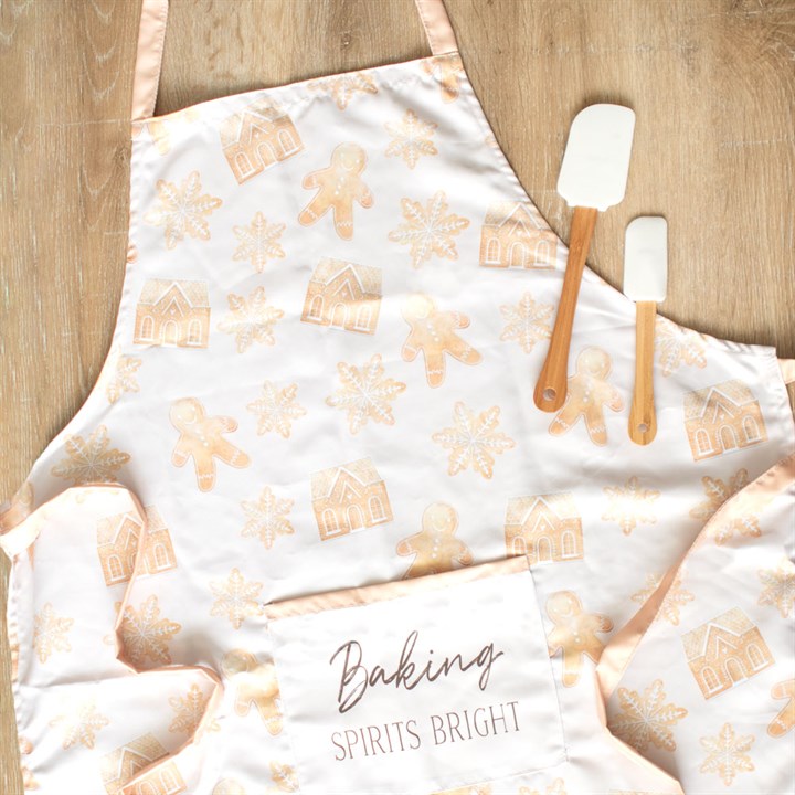 Baking Spirits Bright Gingerbread Bakery Apron-1