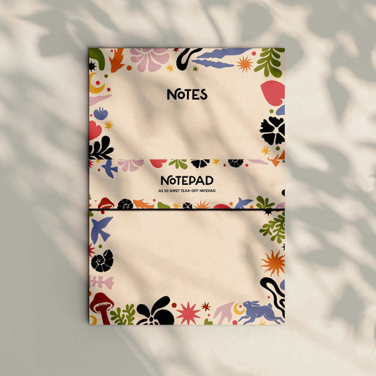 Notepad & To-Do List | Matisse Inspired | Tear Off Notepad | Productivity Pad | A5 Portrait Notepad-0