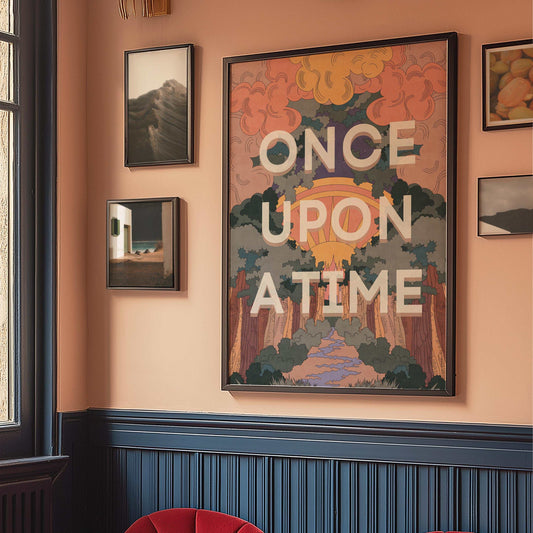 Once Upon A Time Art Print-0