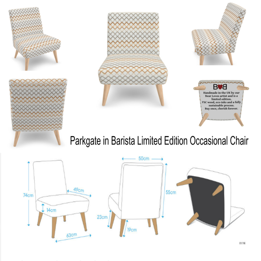 Parkgate in Barista, Limited Edition, Exclusively Designed Upholstered Occasional Chair