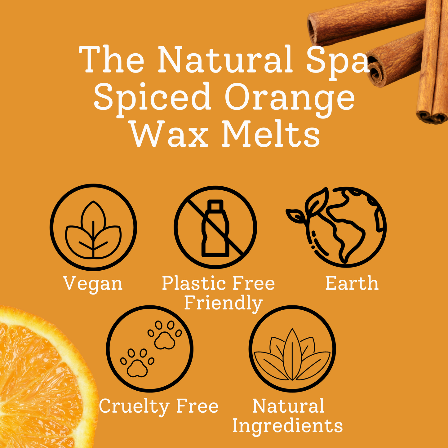 Spiced Orange Coconut Wax melts - Pack of 3-4