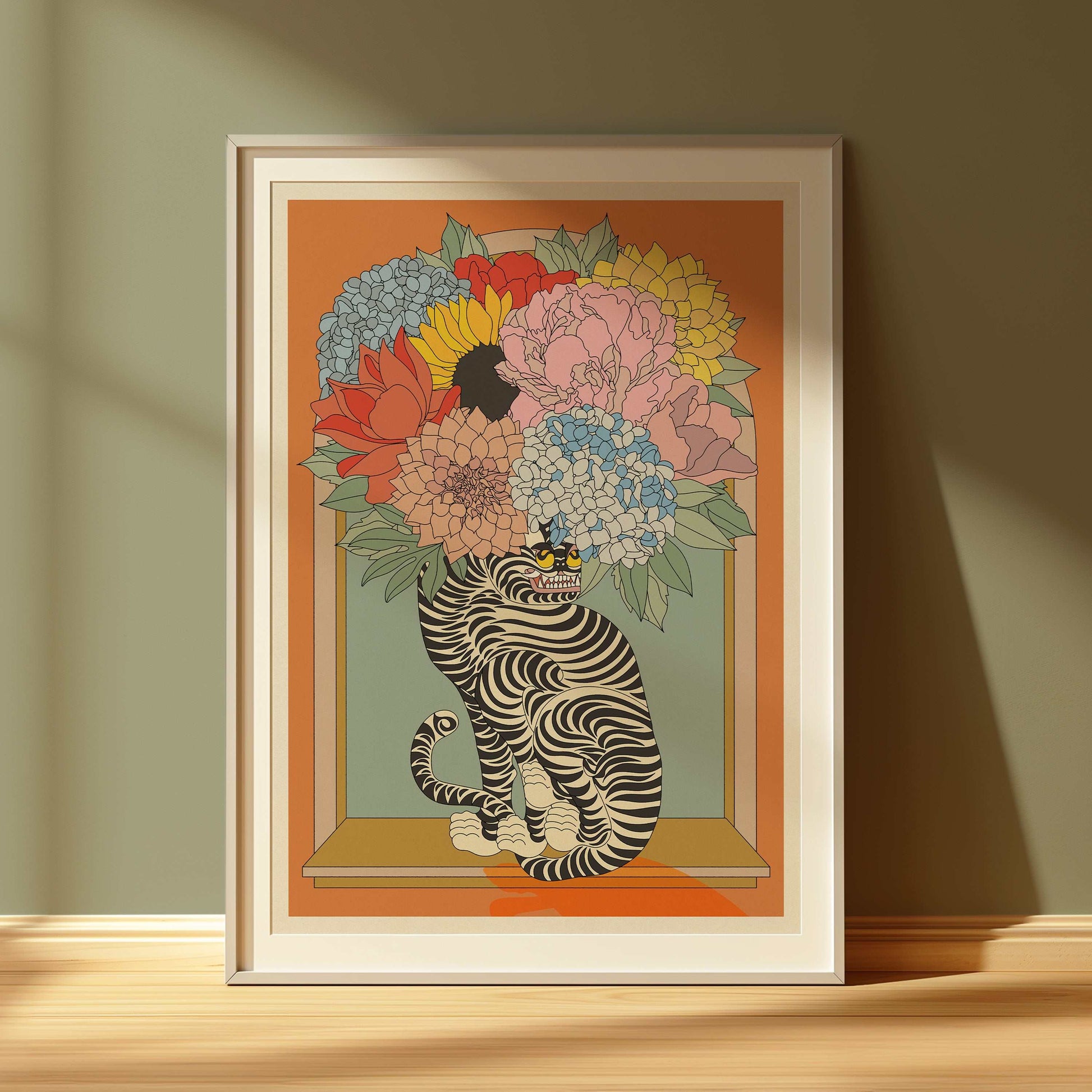 Floral Tiger Vase-0