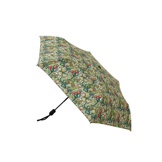 William Morris Golden Lily - Automatic Folding Umbrella-0