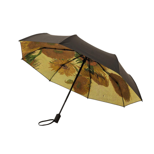 Van Gogh Sunflower - Automatic Reverse Umbrella-0