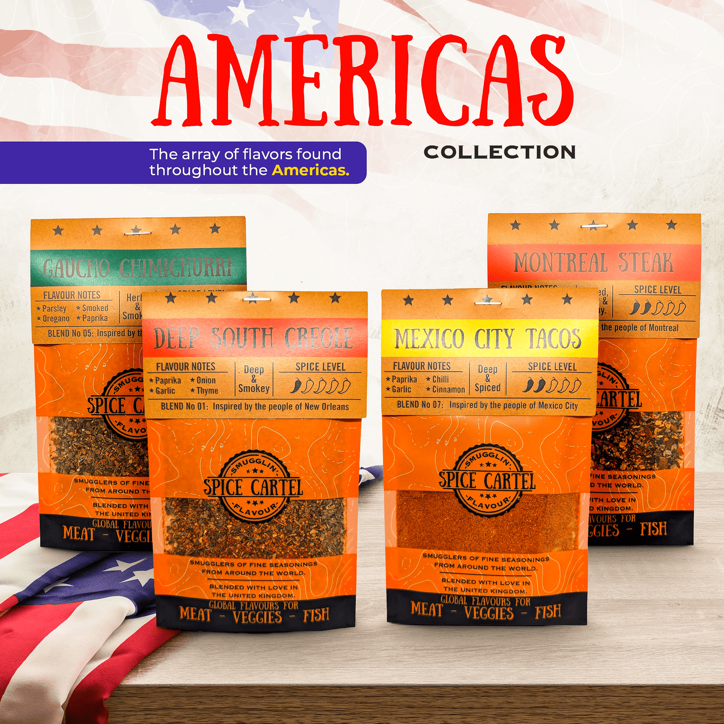 Americas Spice Gift Box | Flavours From North & South America-0