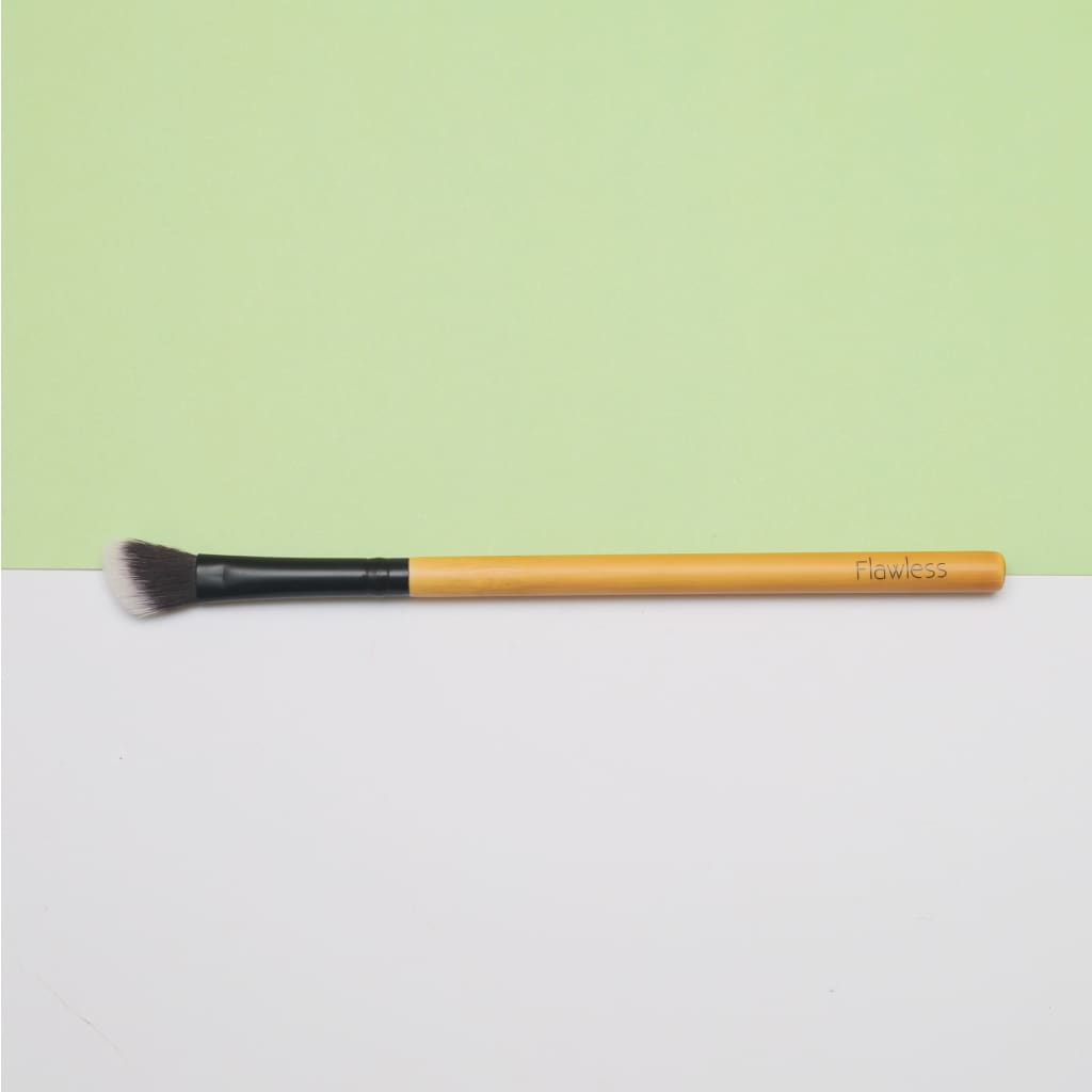 Angled Blending Bamboo Makeup Brush - Vegan, and Eco friendly-6