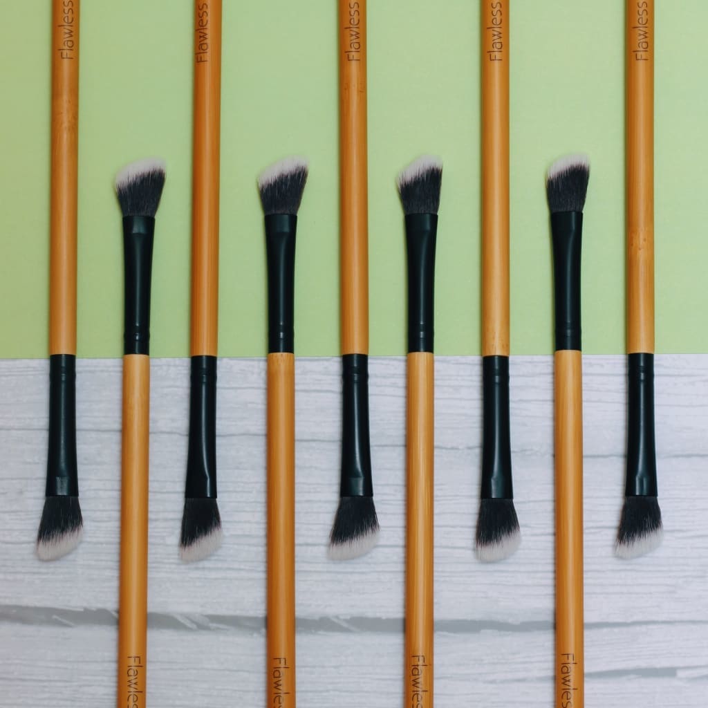 Angled Blending Bamboo Makeup Brush - Vegan, and Eco friendly-1