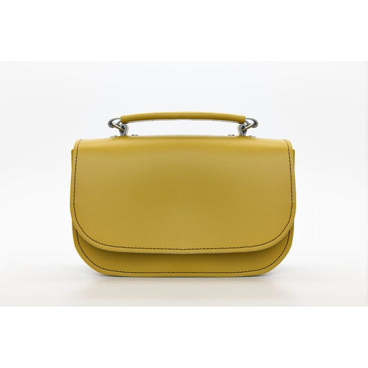 Aura Handmade Leather Bag - Yellow Ochre-0