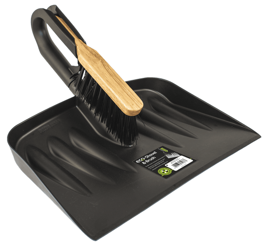 Eco Shovel Pro XL Dustpan and Hard Brush-0