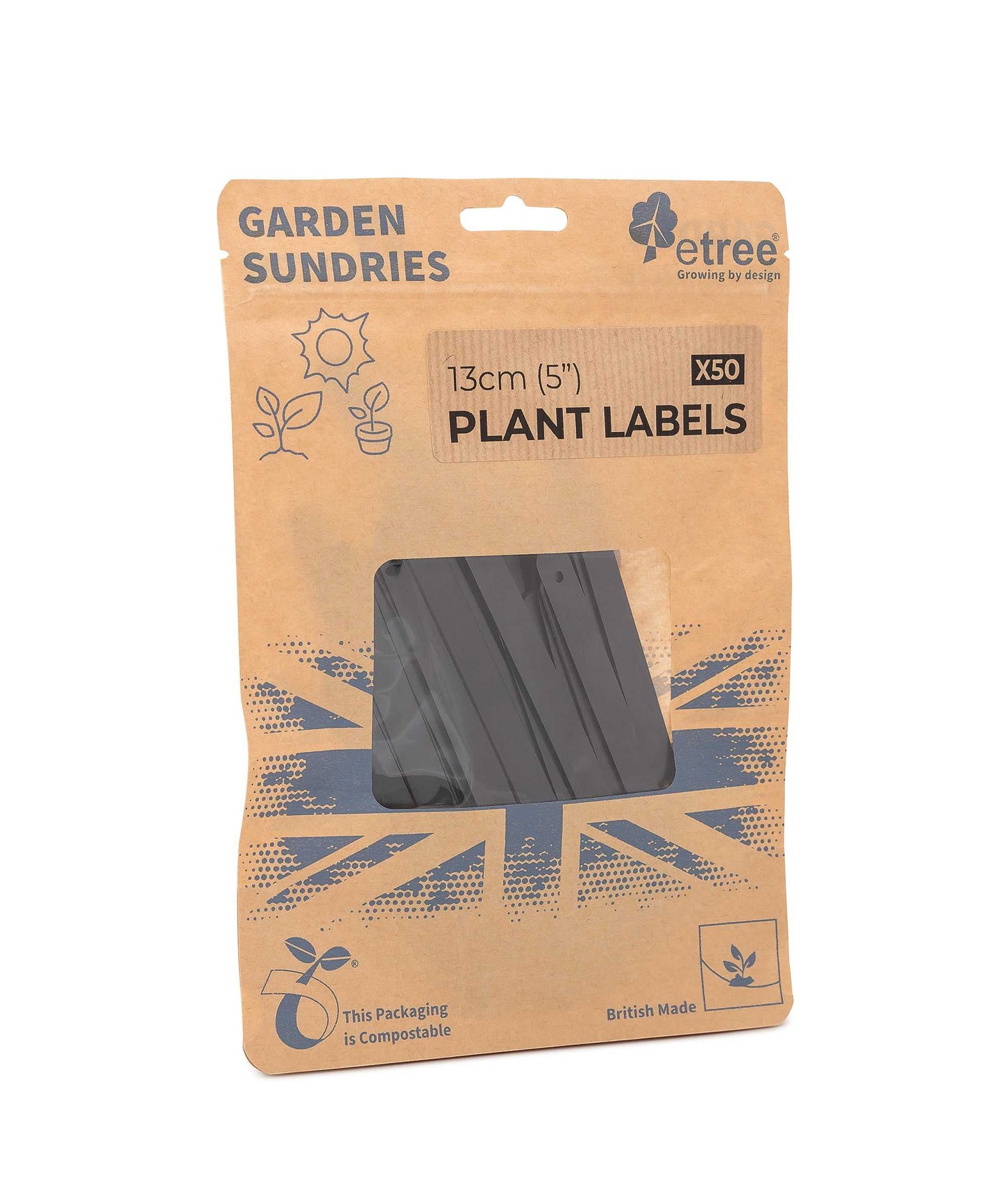 50 x Plastic Plant Labels-6