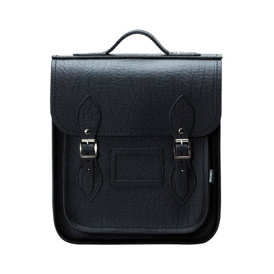 Handmade Leather City Backpack - Black Executive-0