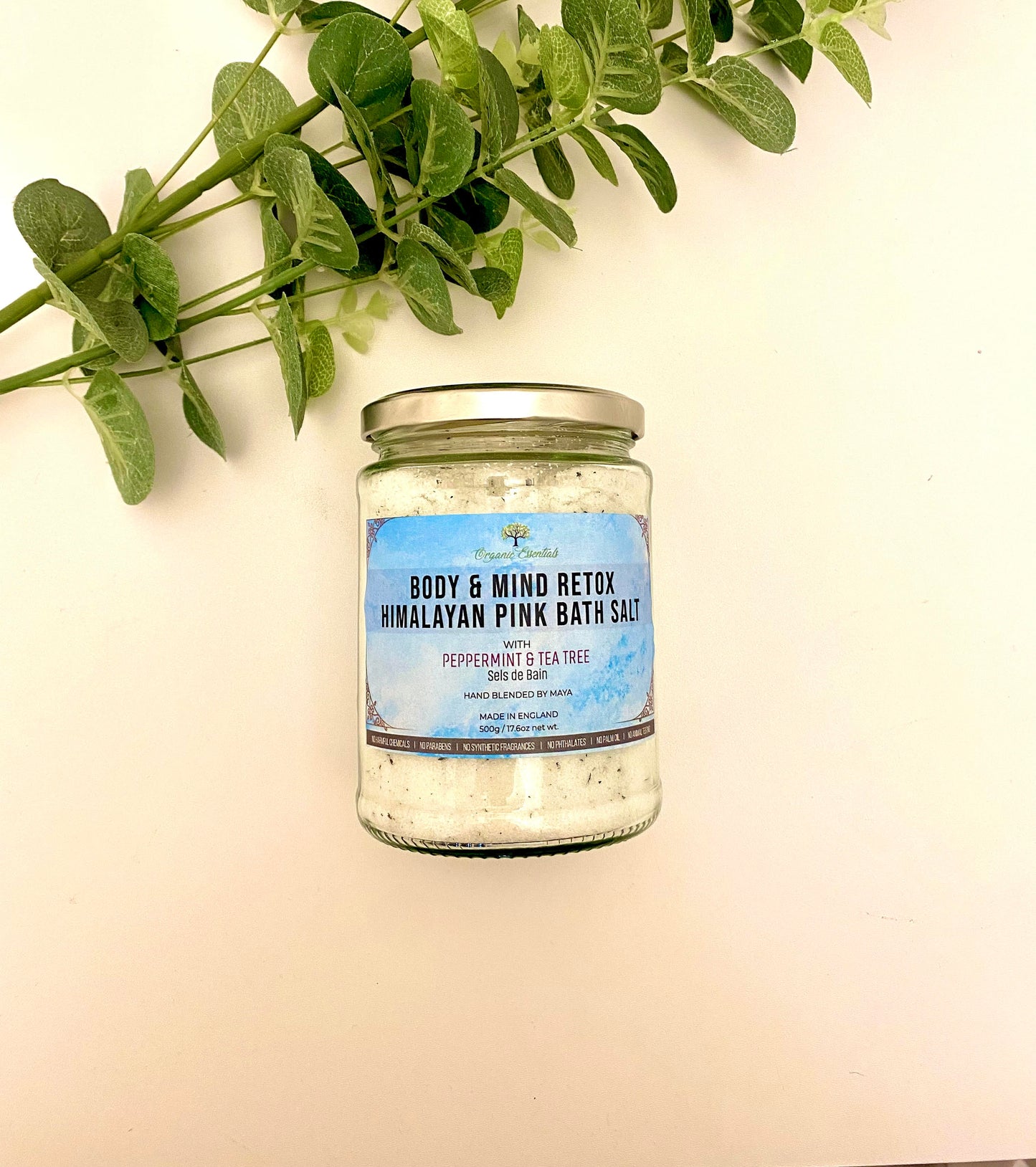 Body & Mind Retox Bath Salt with Peppermint & Tea Tree-0