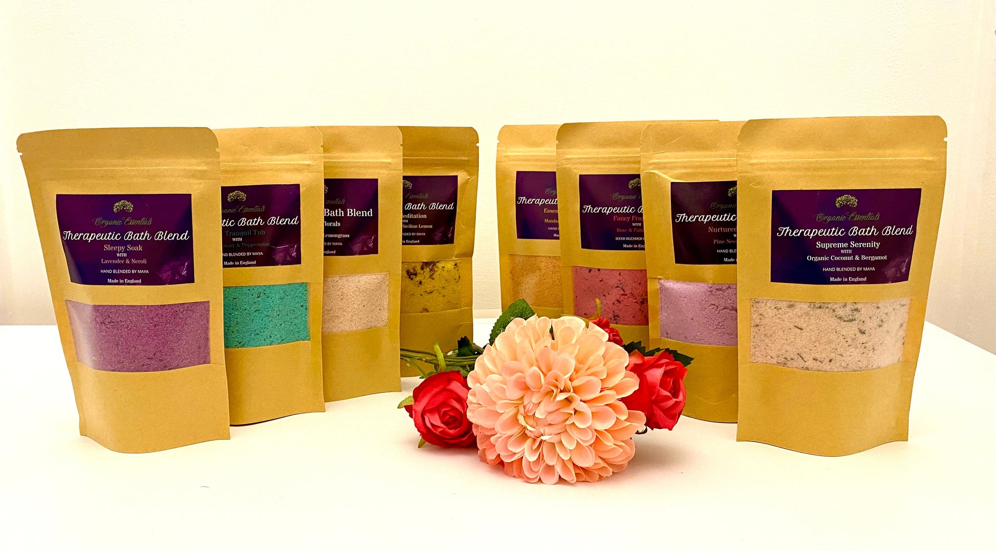 Lavender & Neroli Luxury Natural Bath Blend in Eco-Pouch-1