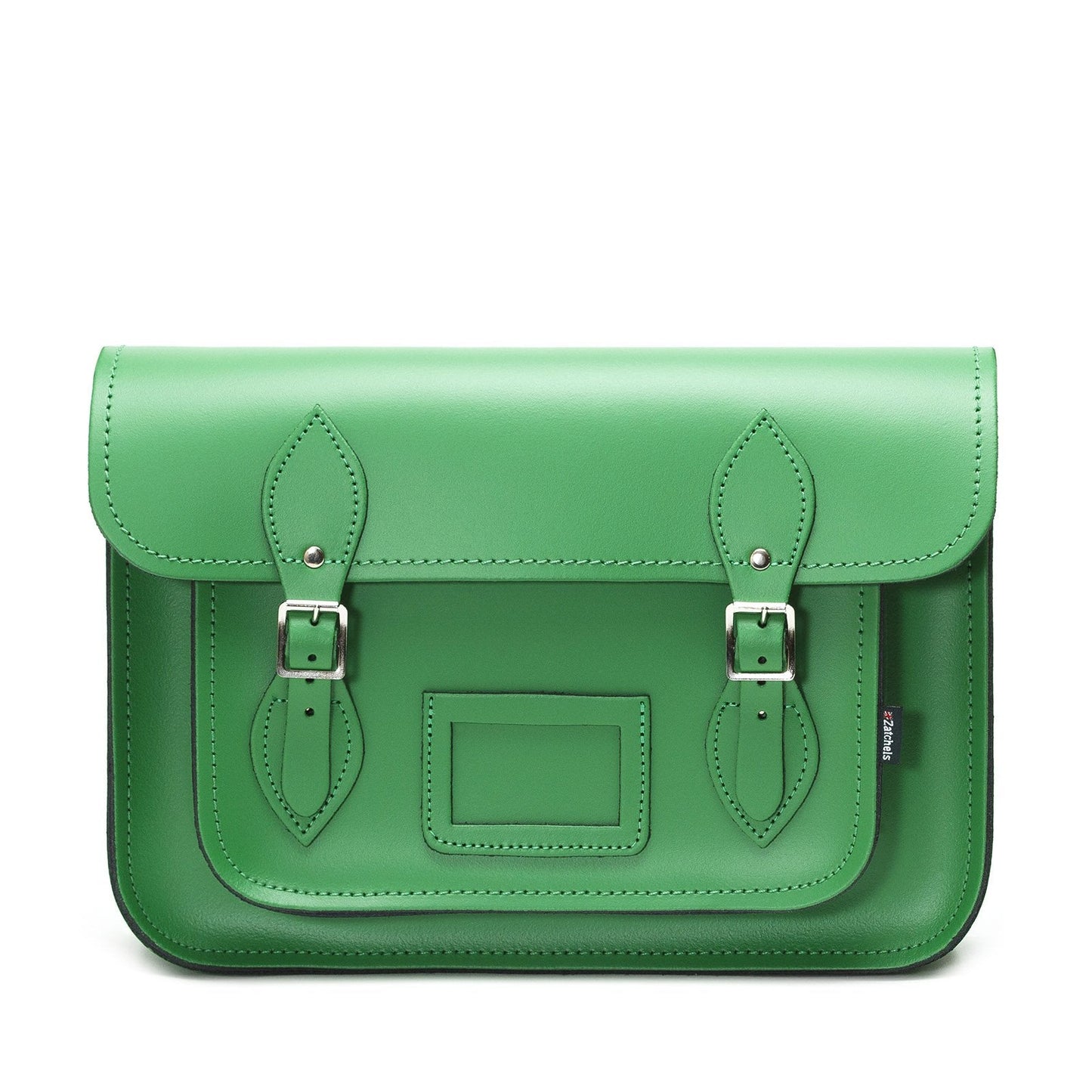 Handmade Leather Satchel - Green-0