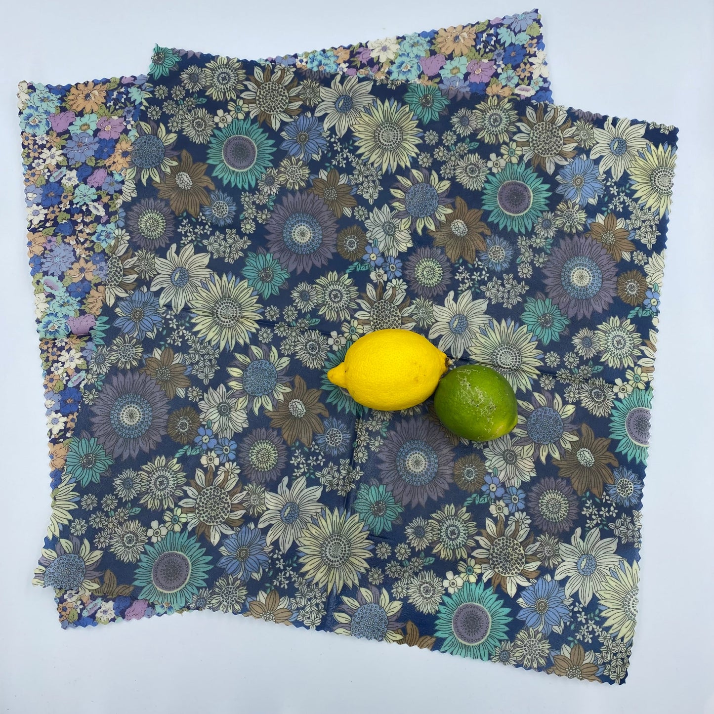 Blue Sunflower- Eco Friendly Beeswax Wrap-8