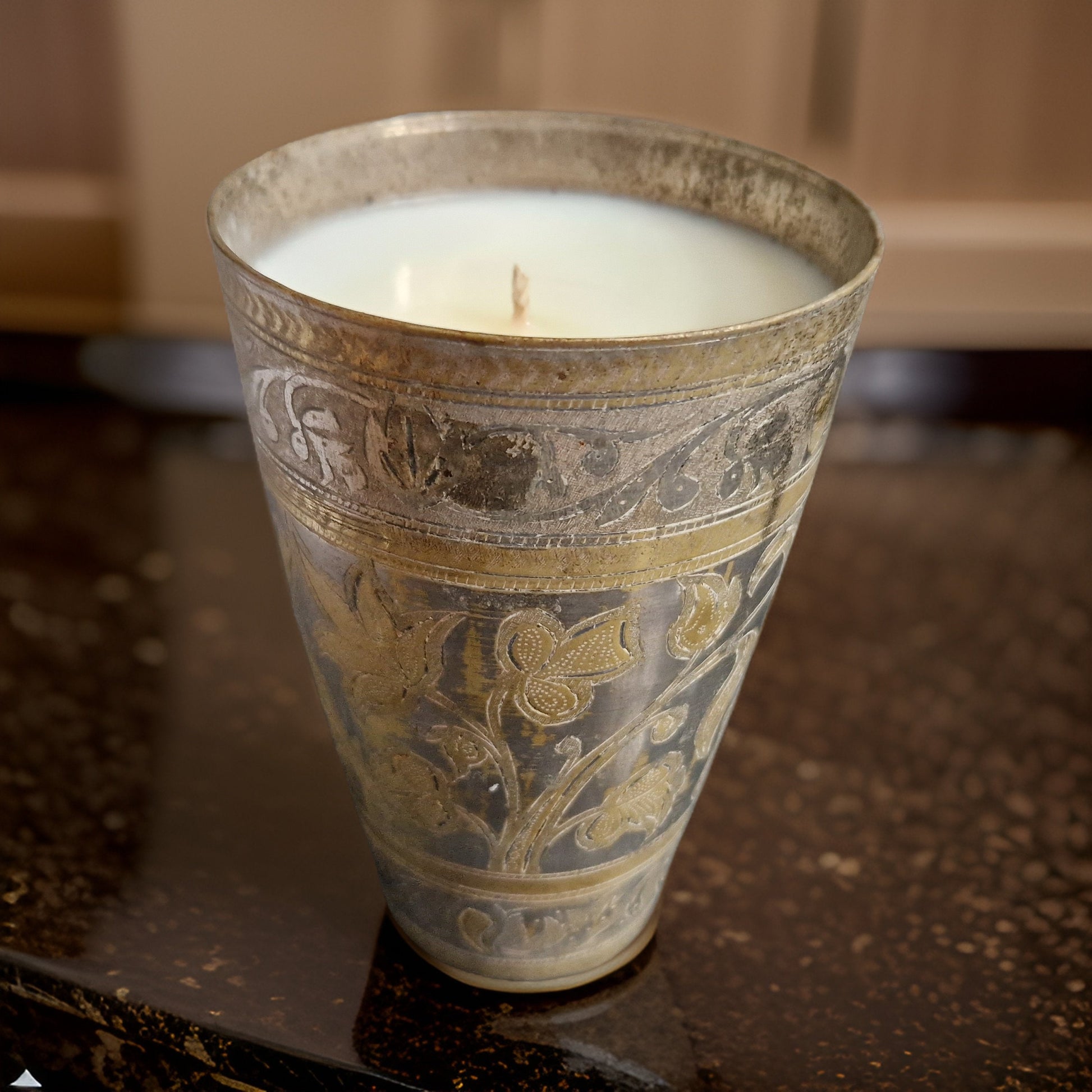 Vintage Indian Cup Scented Candle-2