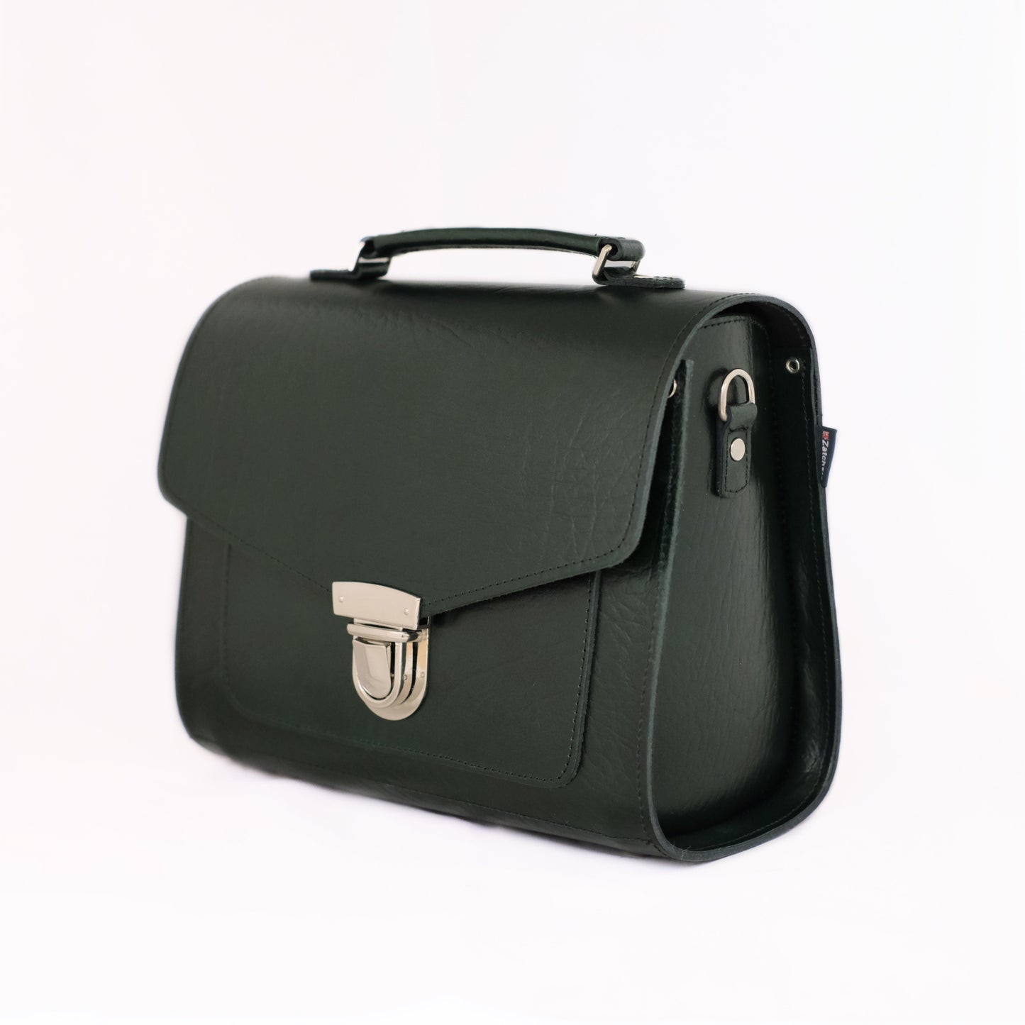 Executive Handmade Leather Sugarcube Grande - British Racing Green-1