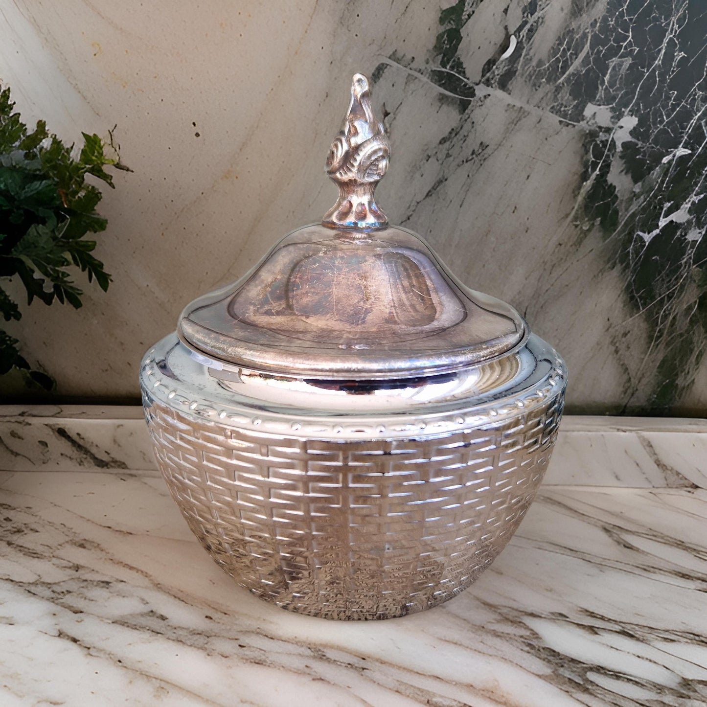 Lidded Silver Candle-2