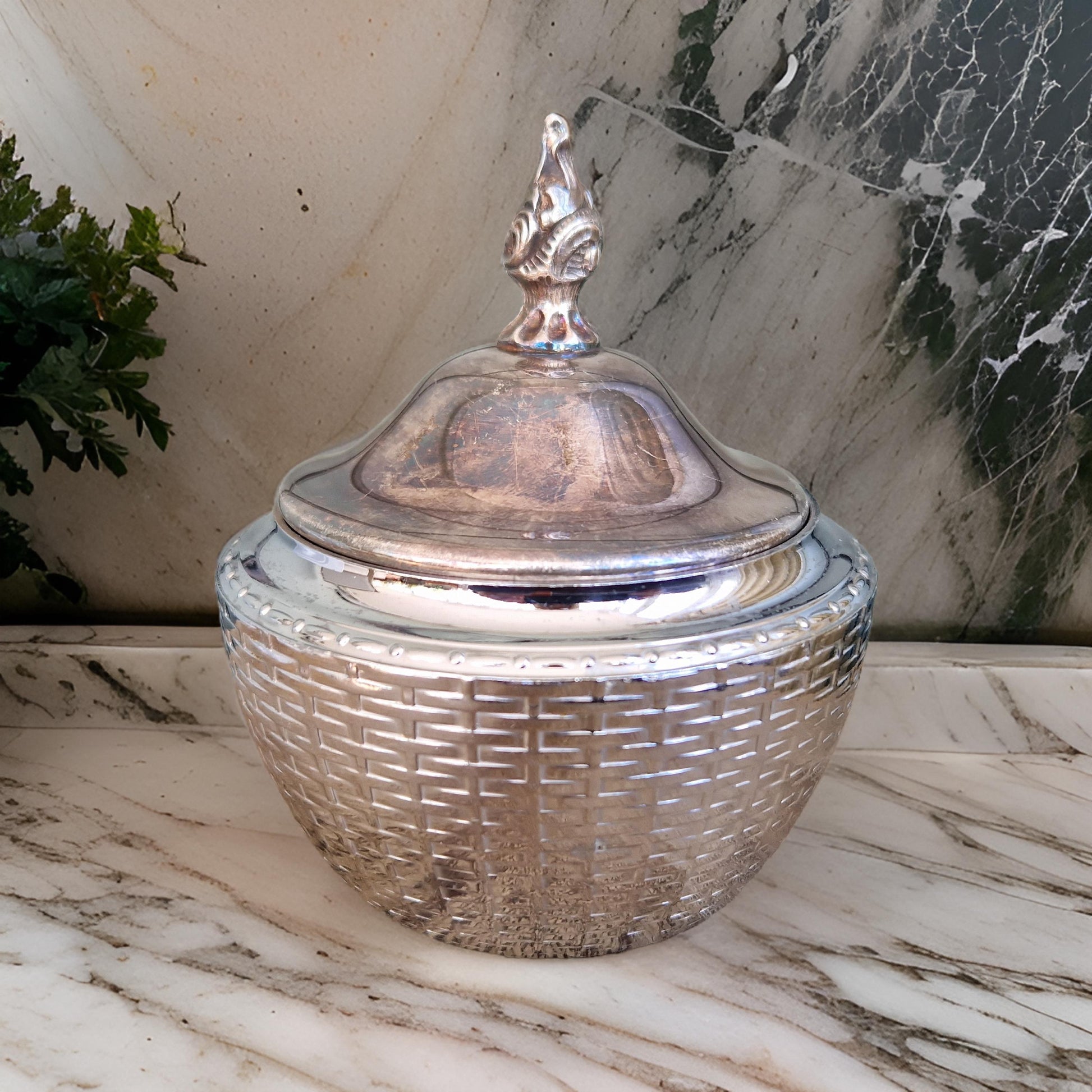Lidded Silver Candle-2