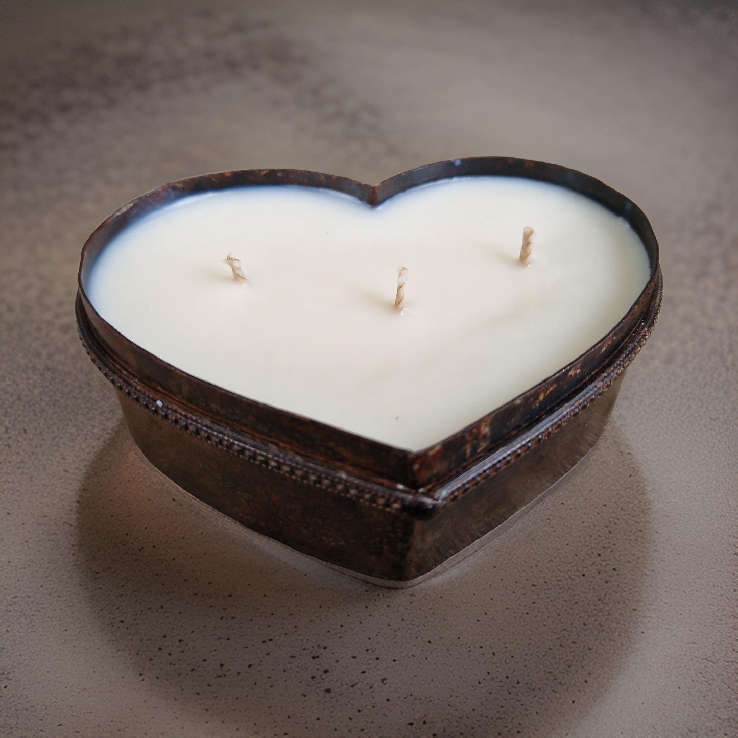 Heart-Shaped Candle | Nag Champa Fragrance-4