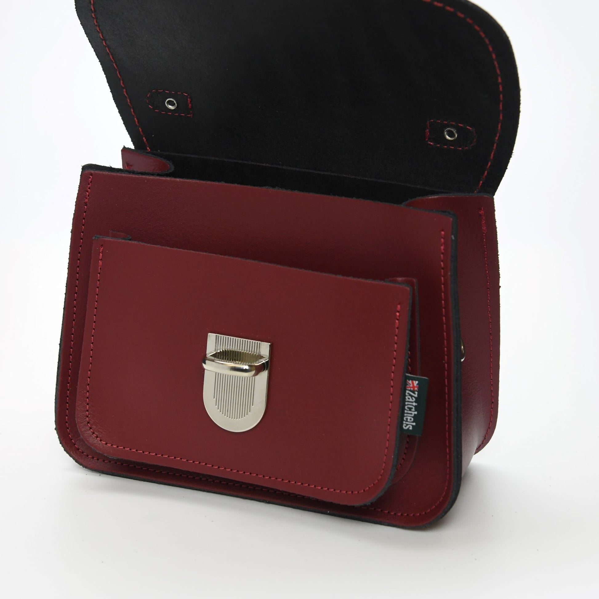 Luna Handmade Leather Bag - Oxblood Red-2