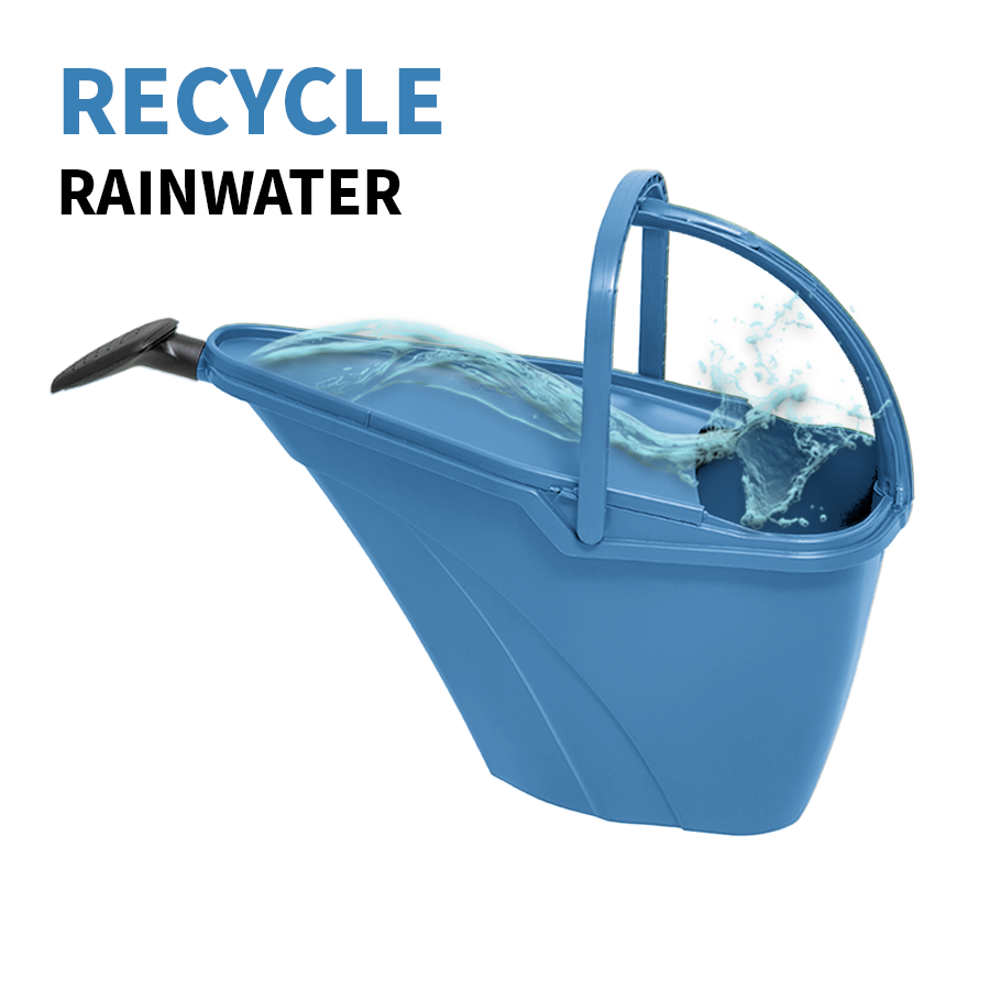 Prevented Ocean Plastic™ Rain Collecting Watering Can in Ocean Blue (7 Litre)-2