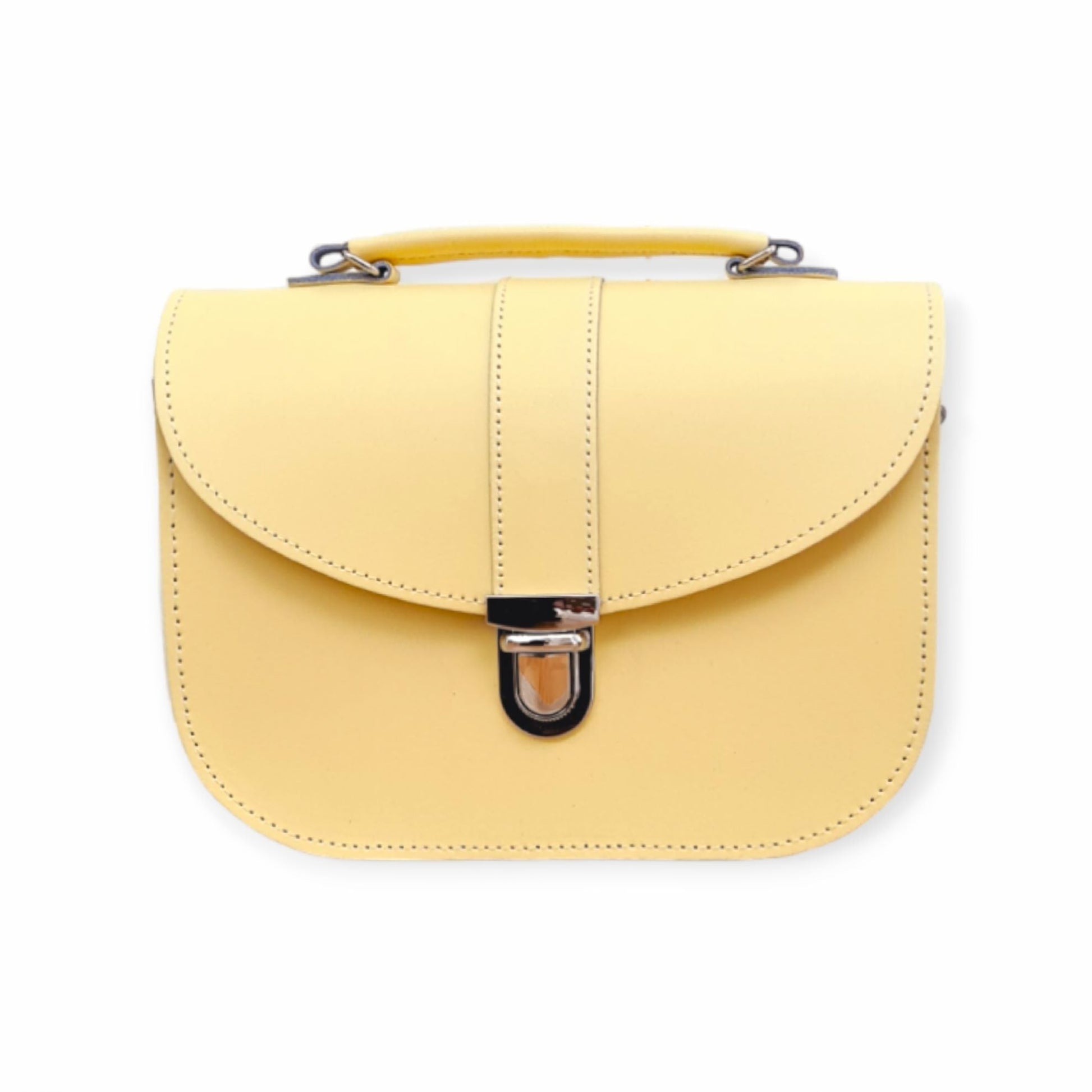 Olympia Handmade Leather Bag - Primrose - Yellow-0