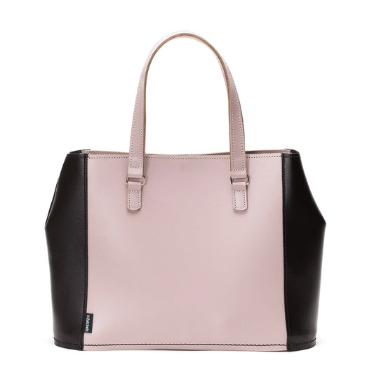 Leather Tote Bag - Rose Truffle-0