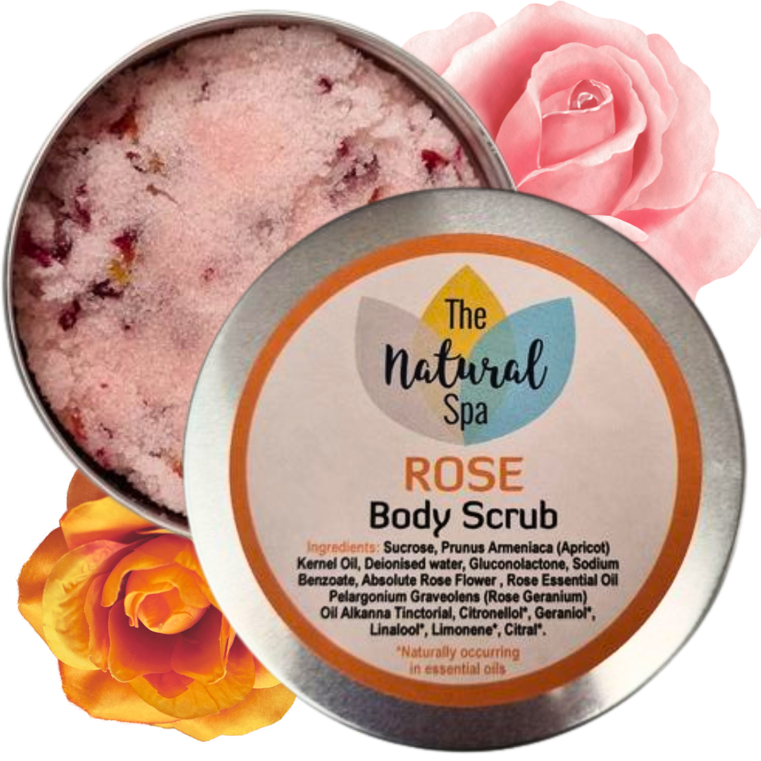 Rose Sugar Scrub - 3 different size option-11