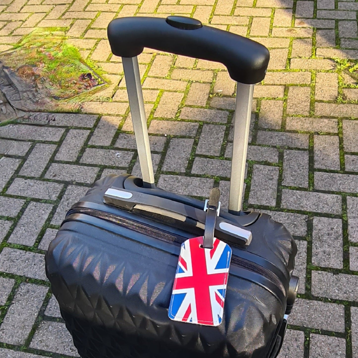 Leather Luggage Tag - Union Jack-1