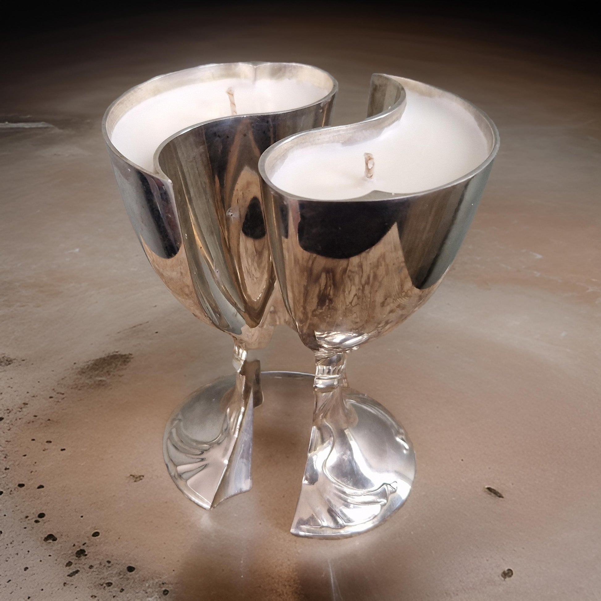 Yin & Yang Vintage Goblet Candles-1