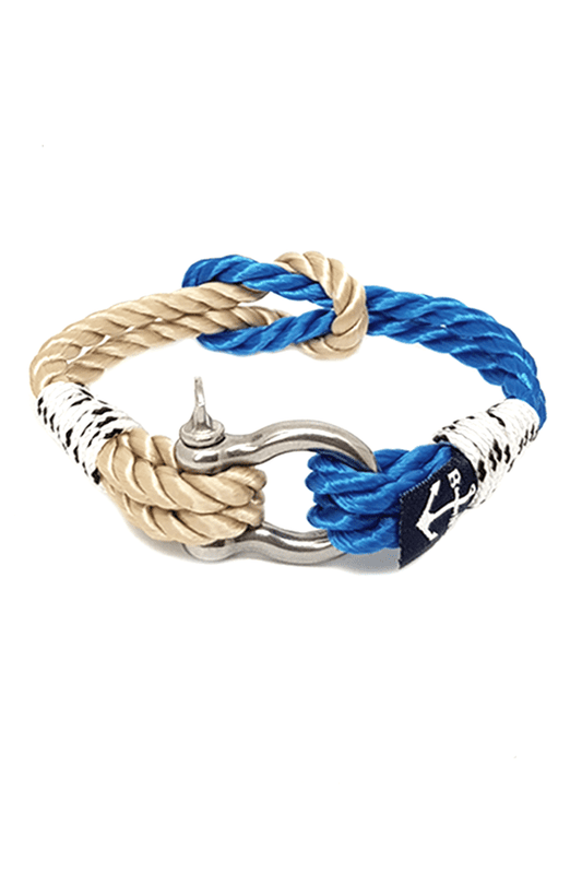 Classic Rope and Royal Blue Nautical Bracelet-0