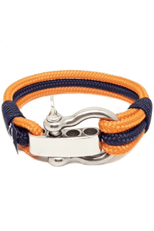 Adjustable Shackle Columbus Nautical Bracelet-0