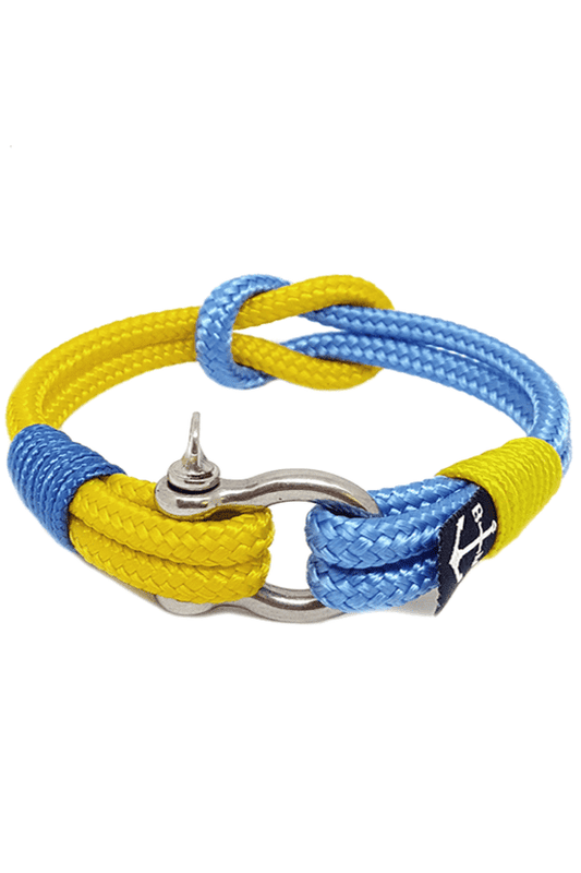 Yellow and Blue Nautical Bracelet-0